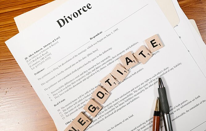 divorce papers